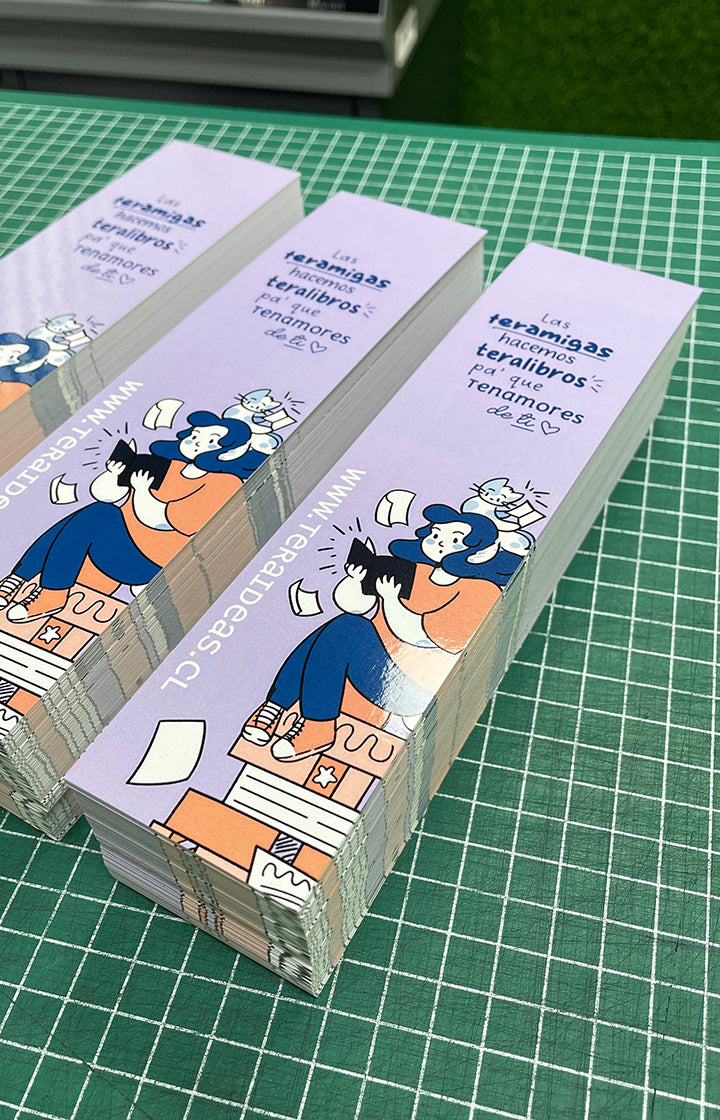 Marcapáginas Premium (5x20cm) una cara Pack 100und