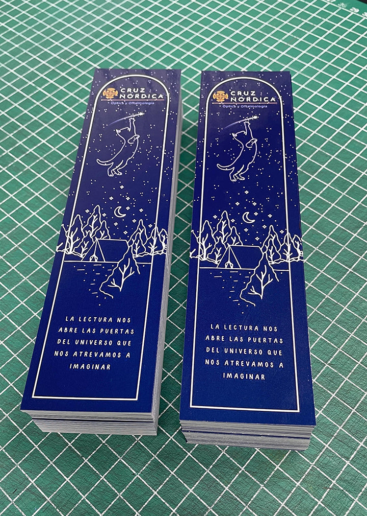 Marcapáginas Premium (5x20cm) una cara Pack 100und