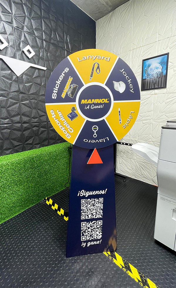 Ruleta Publicitaria Para Eventos / Diseño Personalizado