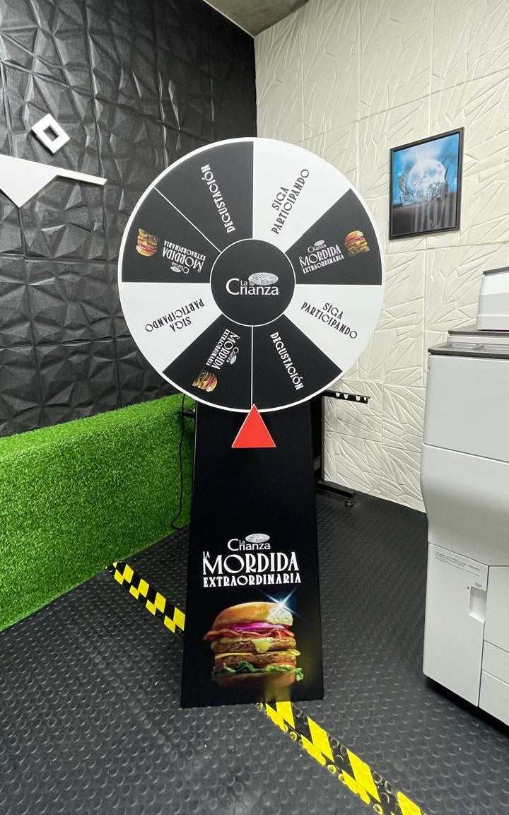 Ruleta Publicitaria Para Eventos / Diseño Personalizado