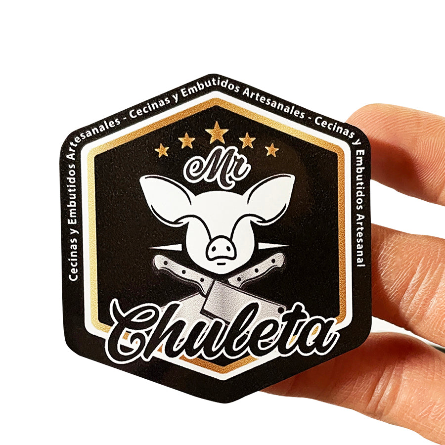 Stickers Personalizados (Pack 100und) 3,5cm a 5cm
