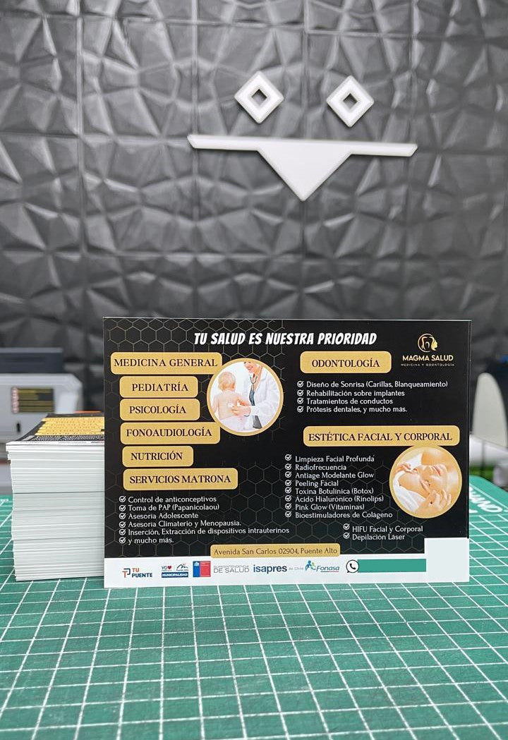 Flyers 10x14 (Pack 1000und) una cara - Impresión Offset