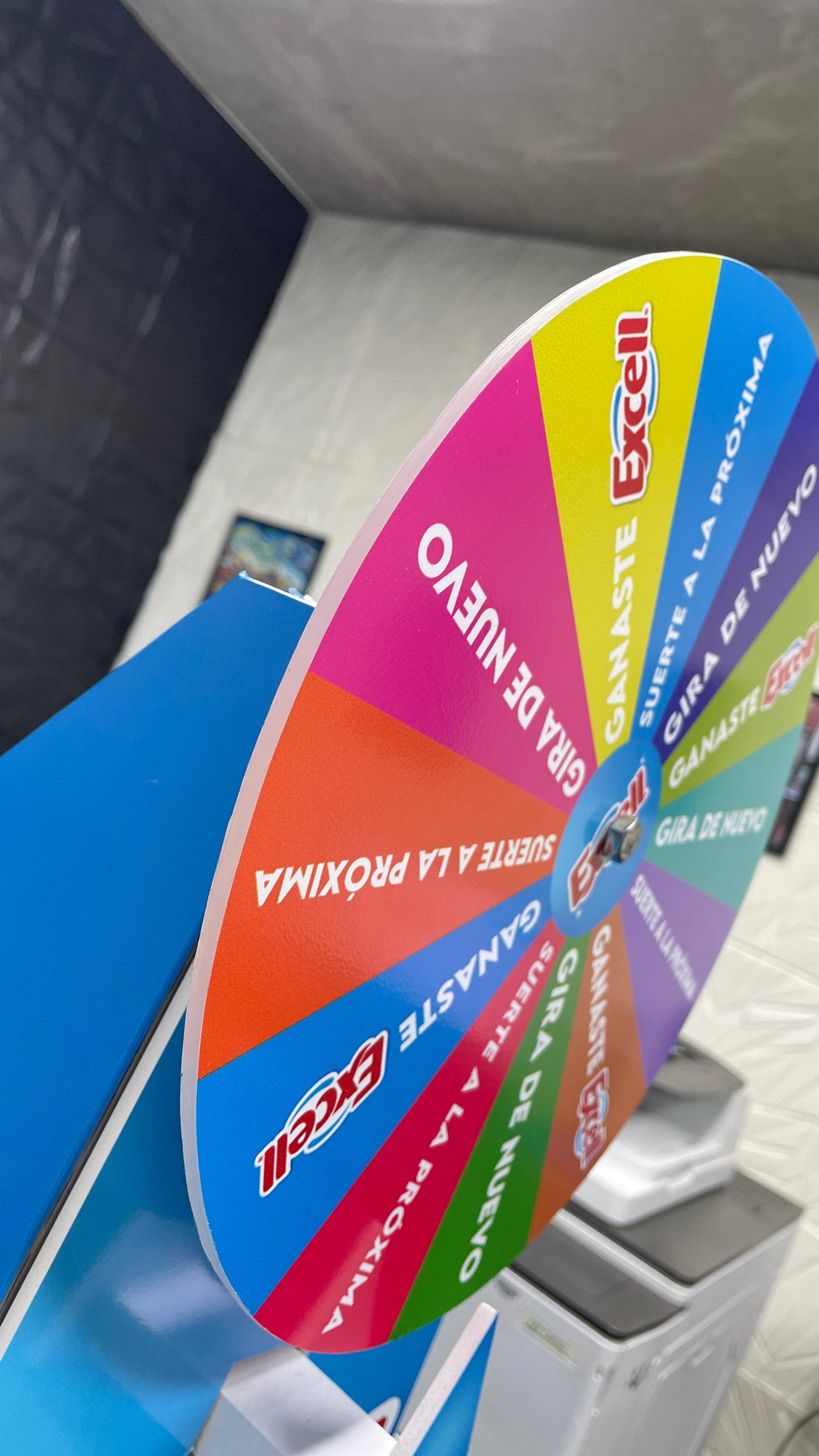 Mini Ruleta Publicitaria Para Eventos / Diseño Personalizado