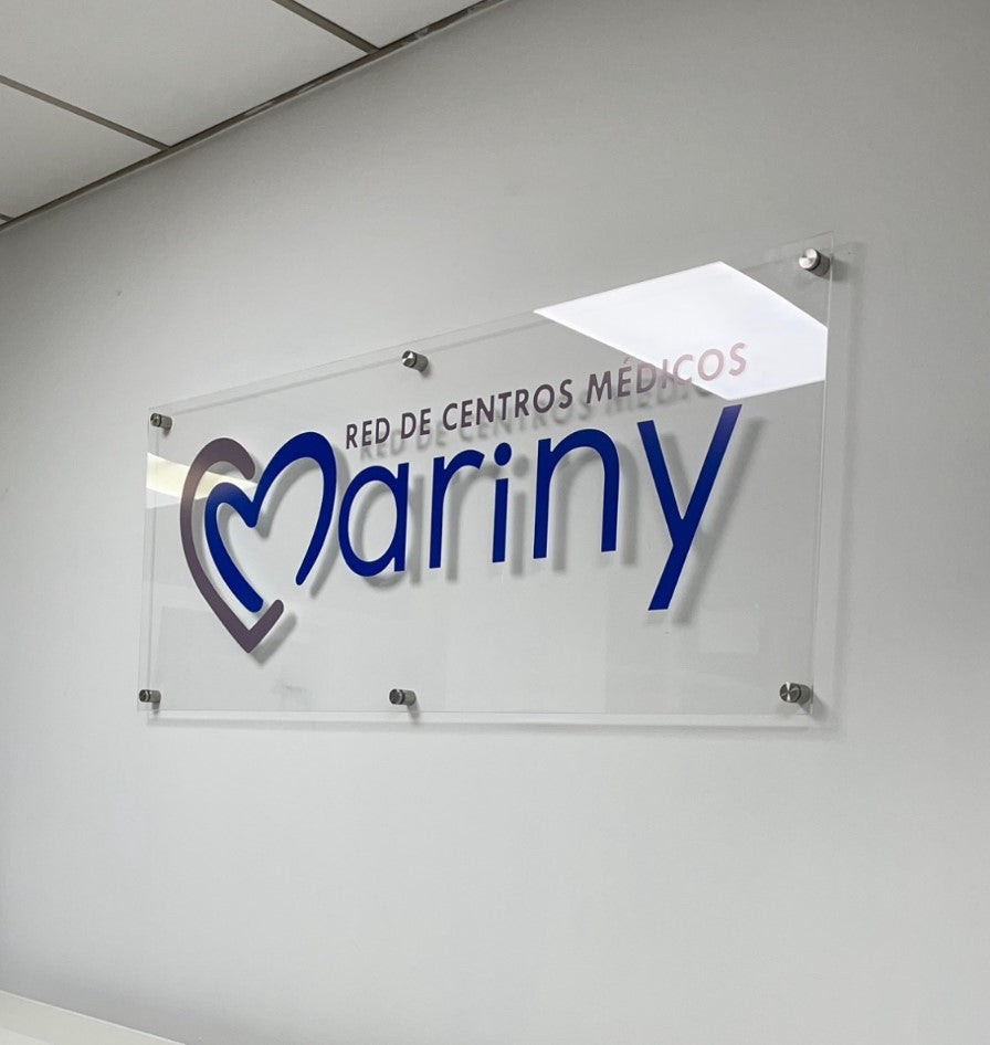 ACRILICO CON DISTANCIADORES