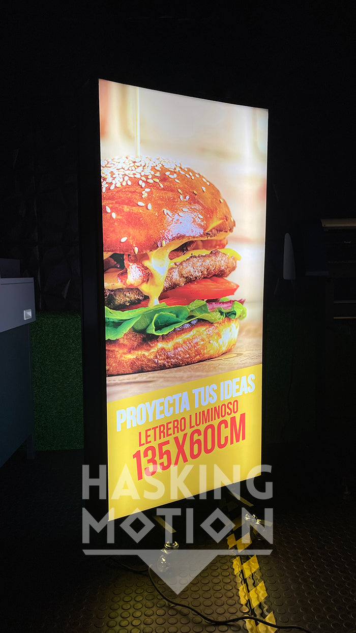 Letrero Luminoso LED (60x135cm)