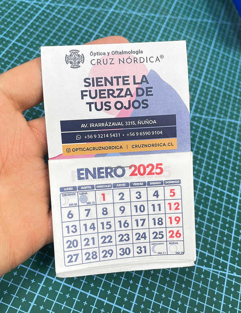 Pack 100 Magnéticos Con Calendario (6x7cm)