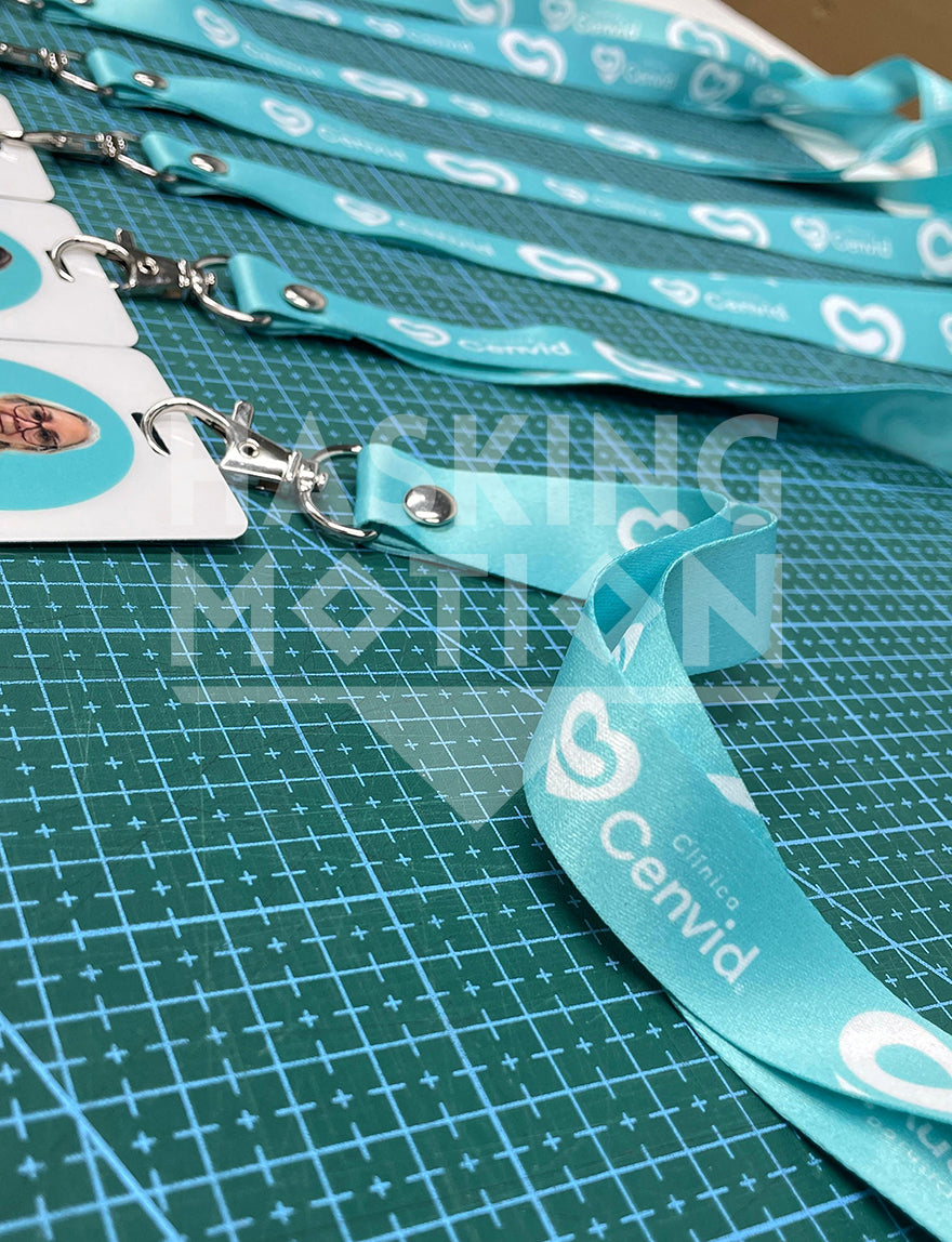 Credenciales Corporativos + Landyard Personalizado (Pack 10und)