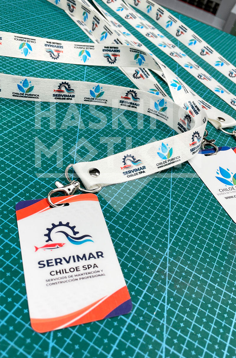 Credenciales Corporativos + Landyard Personalizado (Pack 10und)