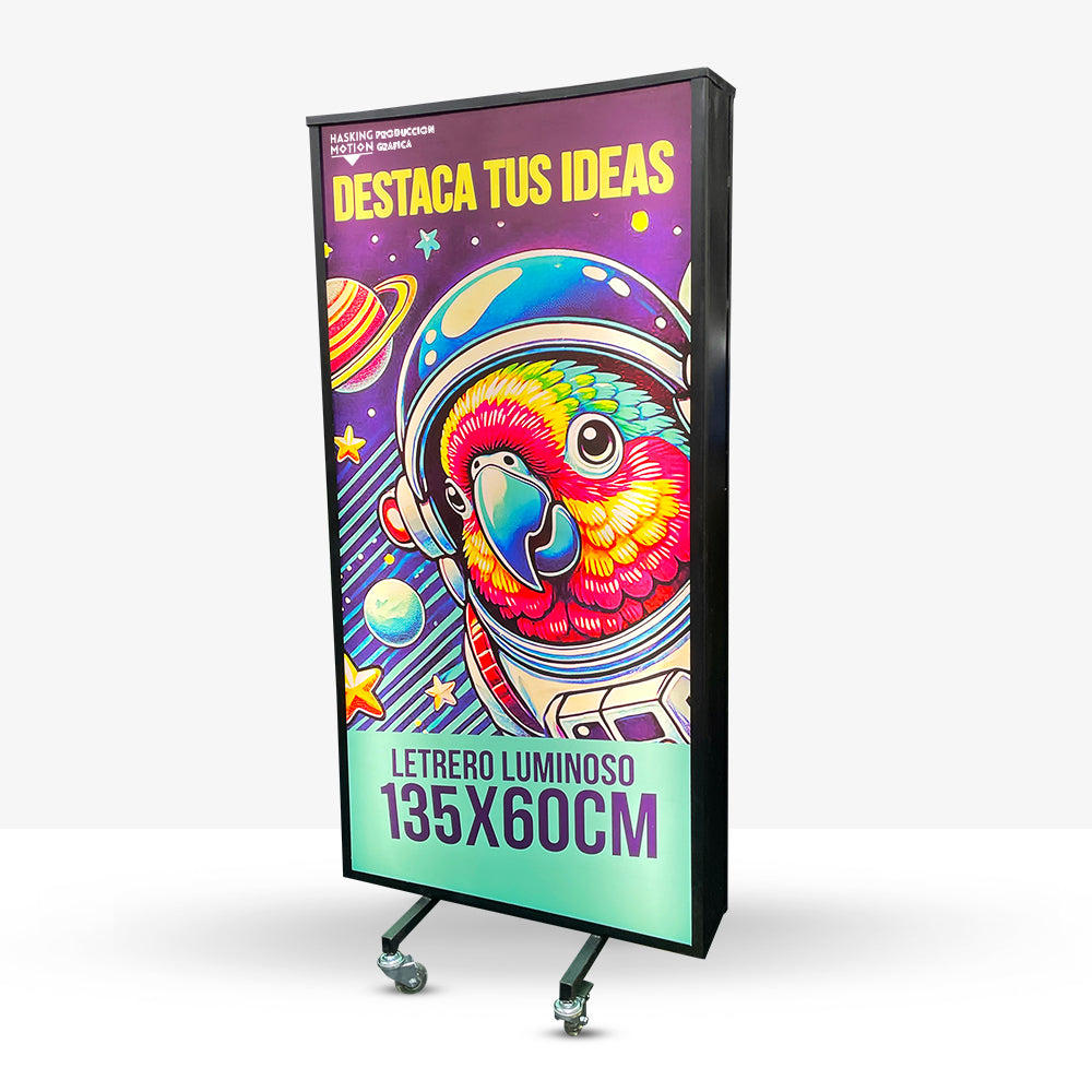 Letrero Luminoso LED (60x135cm)
