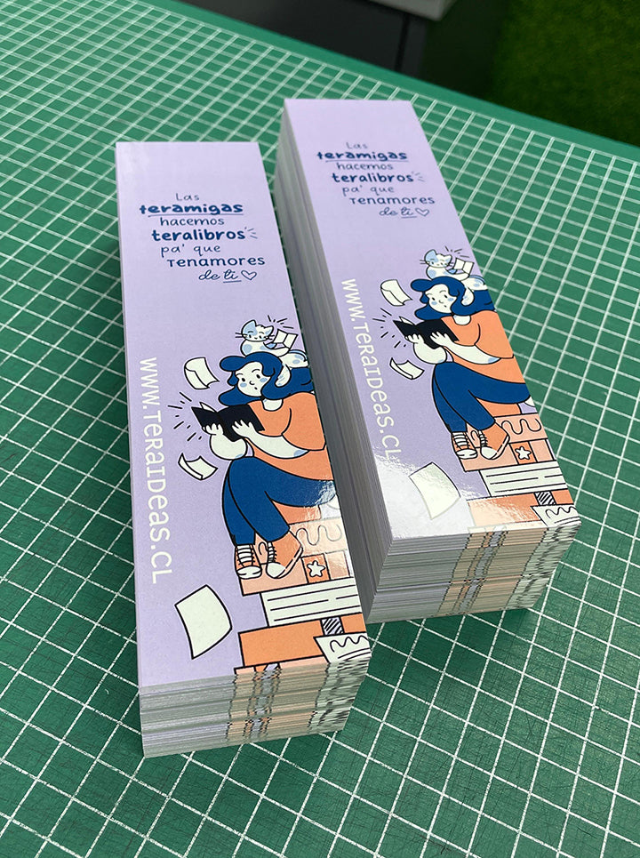 Marcapáginas Premium (5x20cm) una cara Pack 100und