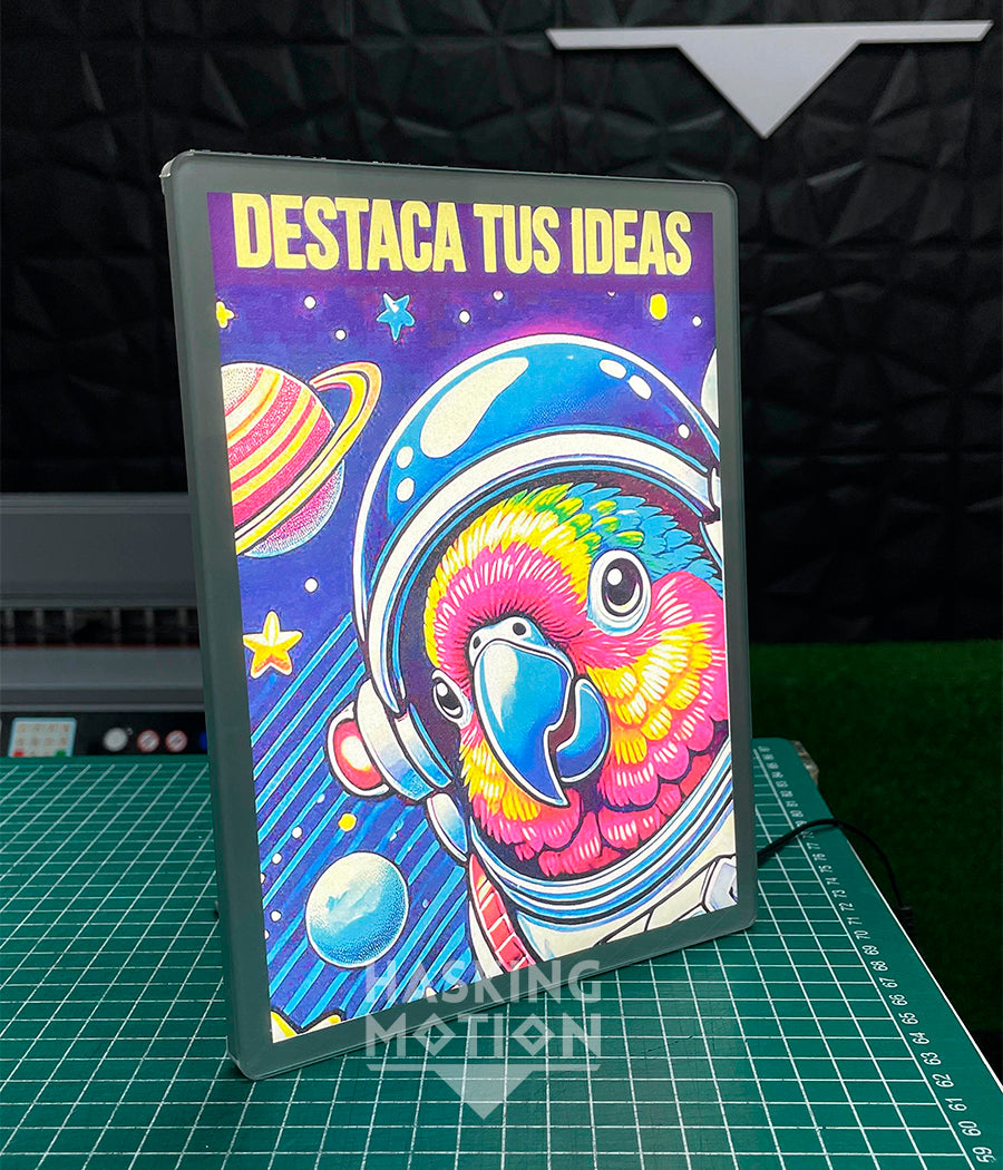 Porta Gráfica Luminoso LED - A5 (15x21cm)