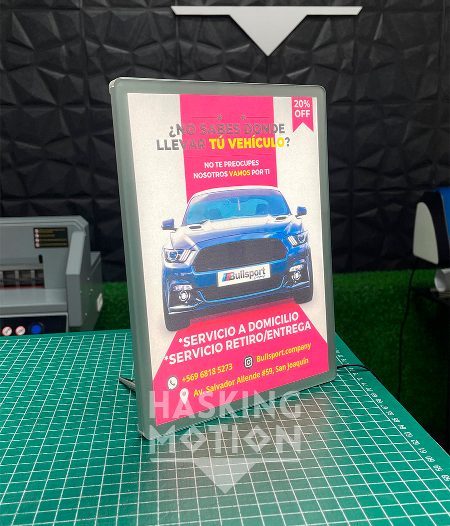 Porta Gráfica Luminoso LED - A5 (15x21cm)