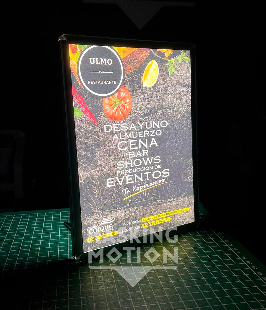 Porta Gráfica Luminoso LED - A5 (15x21cm)