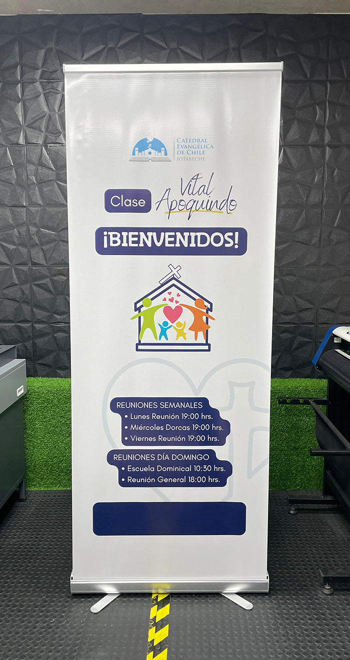 Pendón Roller tamaño 80x200cm + Bolso