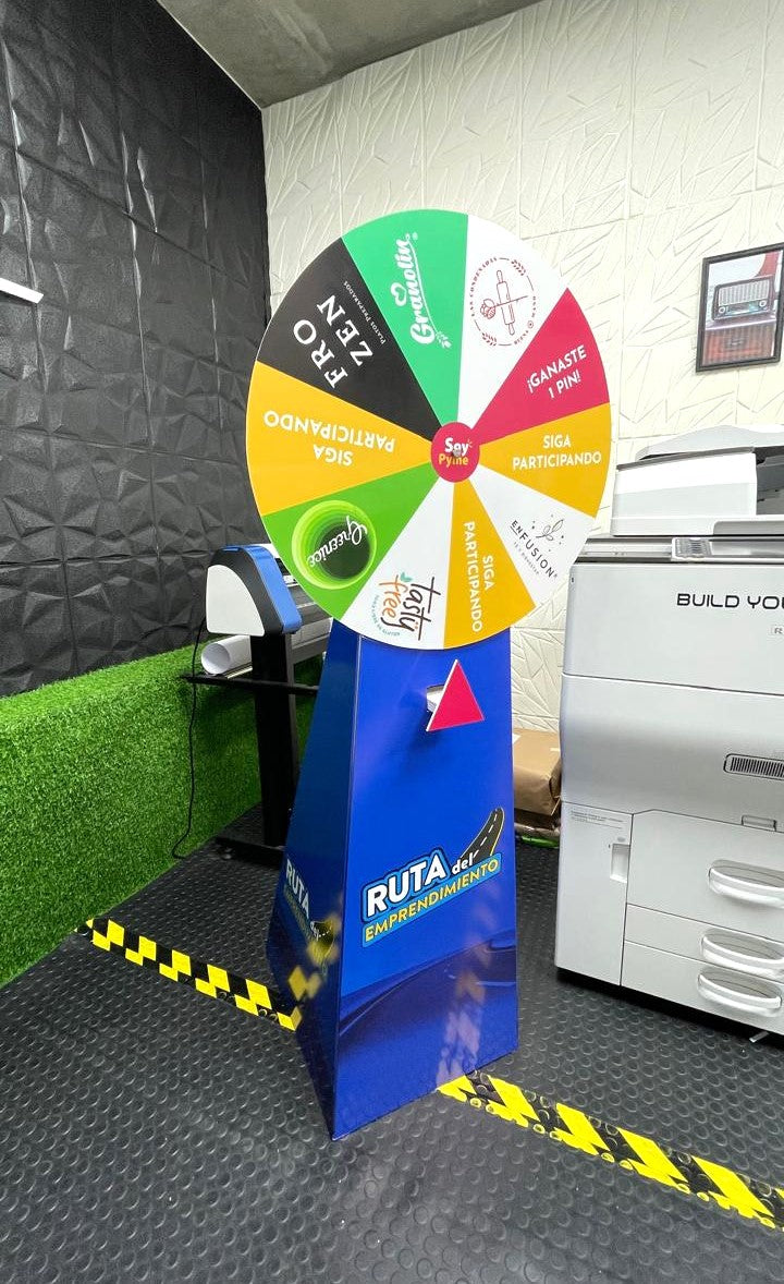 Ruleta Publicitaria Para Eventos / Diseño Personalizado