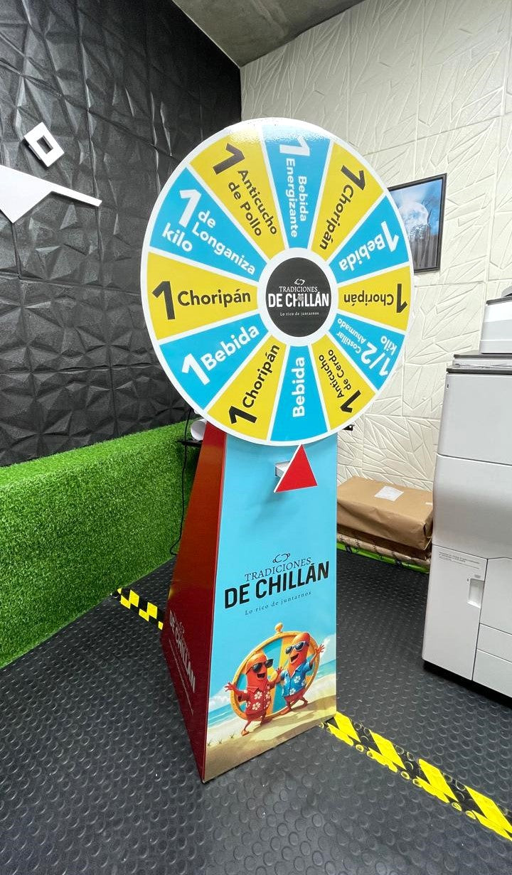 Ruleta Publicitaria Para Eventos / Diseño Personalizado