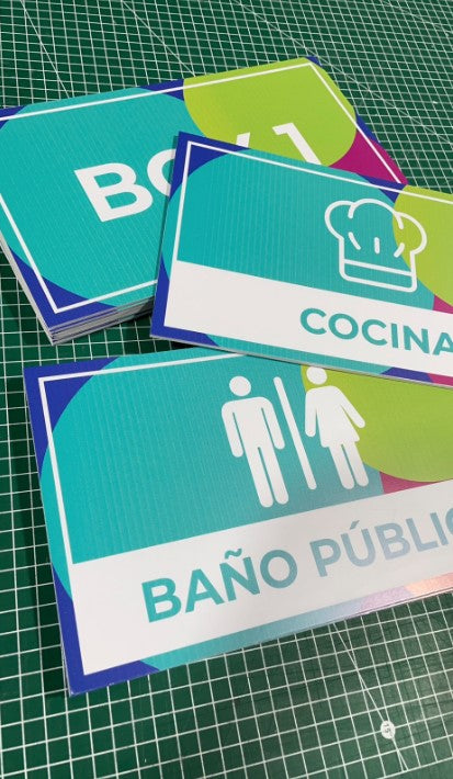 Señaléticas Publicitarias (Pack de 3und)