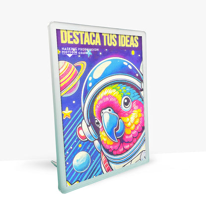 Porta Gráfica Luminoso LED - A5 (15x21cm)