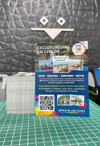 Flyers 10x14 (Pack 500und) una cara -  Calidad Premium