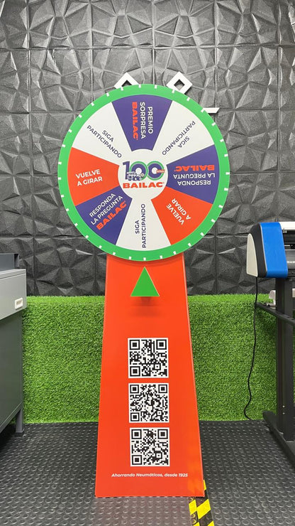 Ruleta Publicitaria Para Eventos / Diseño Personalizado