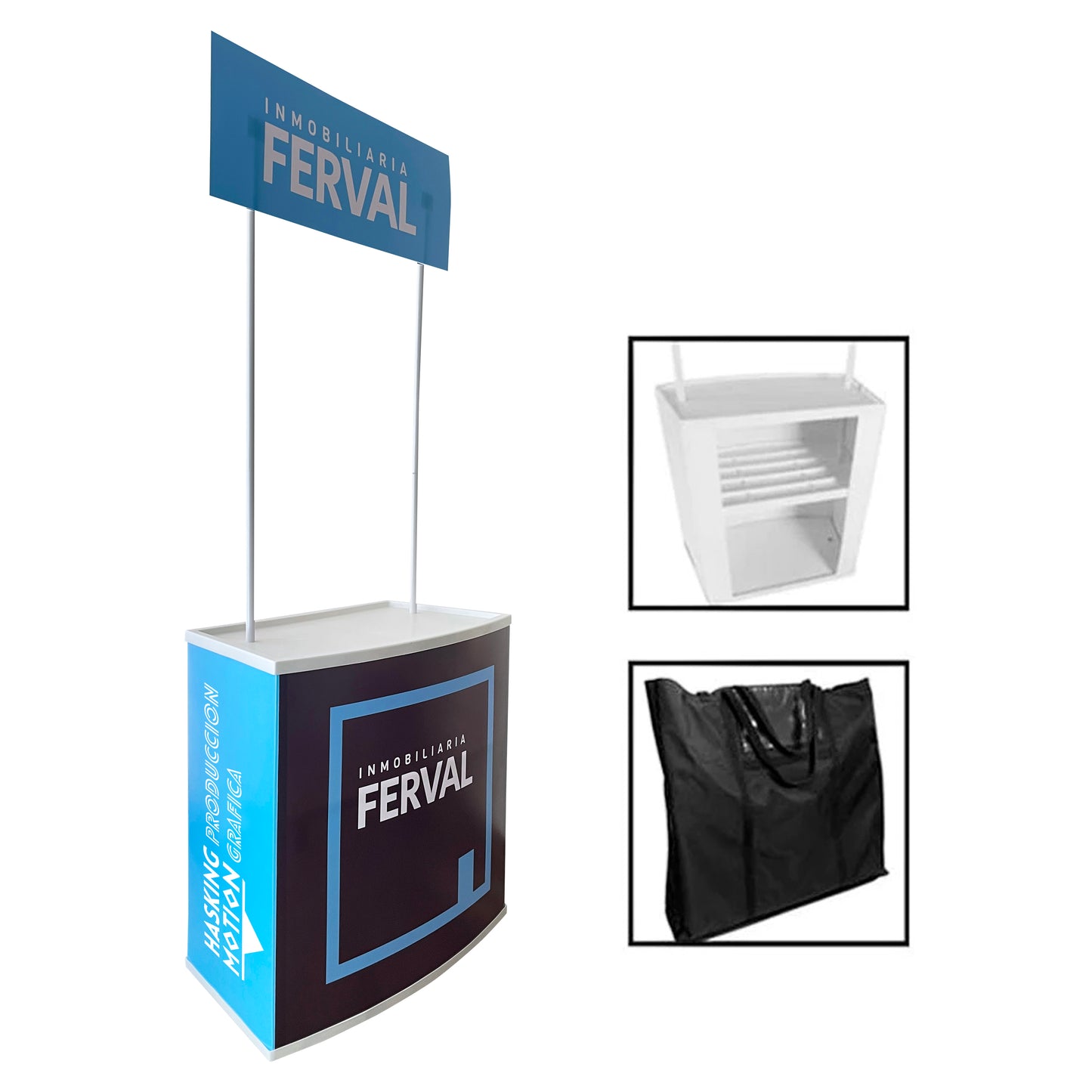 Stand Publicitario (premium) + Bolso + Diseño Personalizado