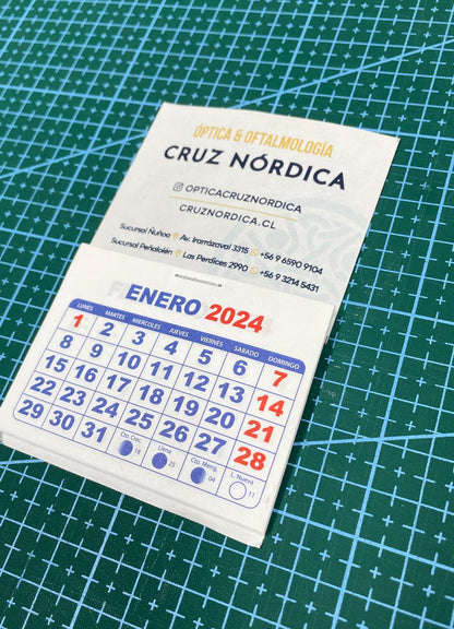 Pack 100 Magnéticos Con Calendario (6x7cm)