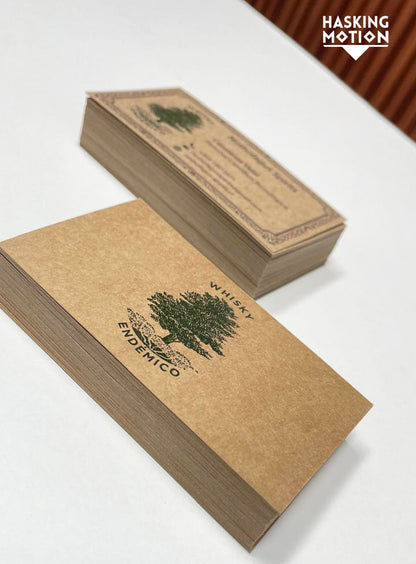 Tarjetas de presentación (Papel Ecológico) Ambas caras