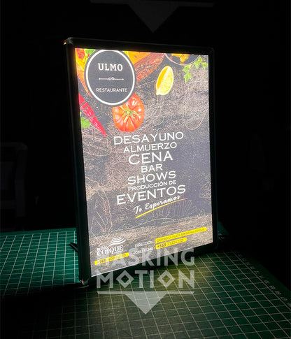 Porta Gráfica Luminoso LED - A5 (15x21cm)