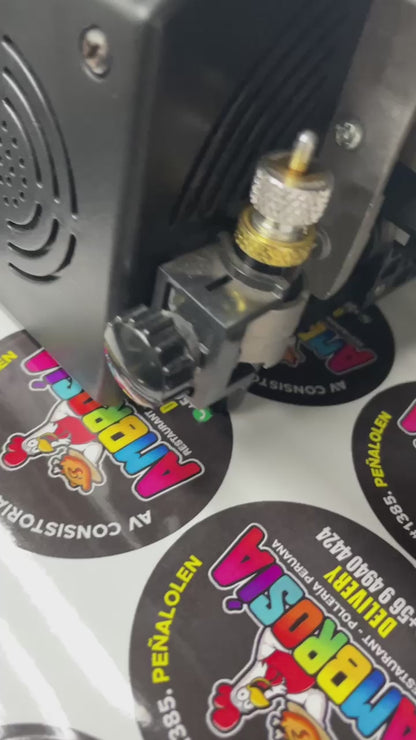 Stickers Personalizados (Pack 100und) 3,5cm a 5cm