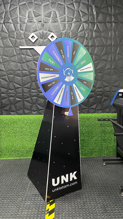 Ruleta Publicitaria Para Eventos / Diseño Personalizado