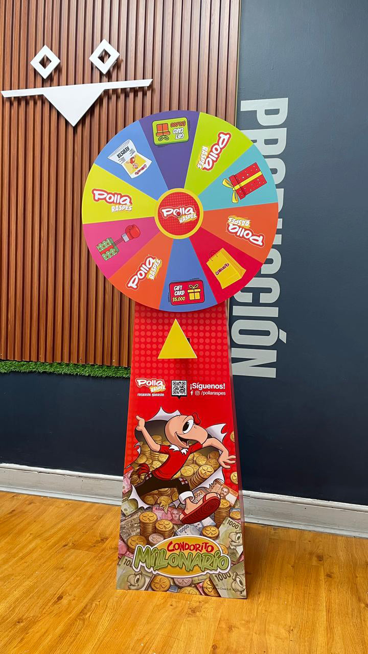Ruleta Publicitaria Para Eventos / Diseño Personalizado