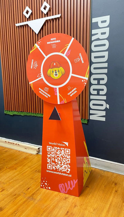 Ruleta Publicitaria Para Eventos / Diseño Personalizado